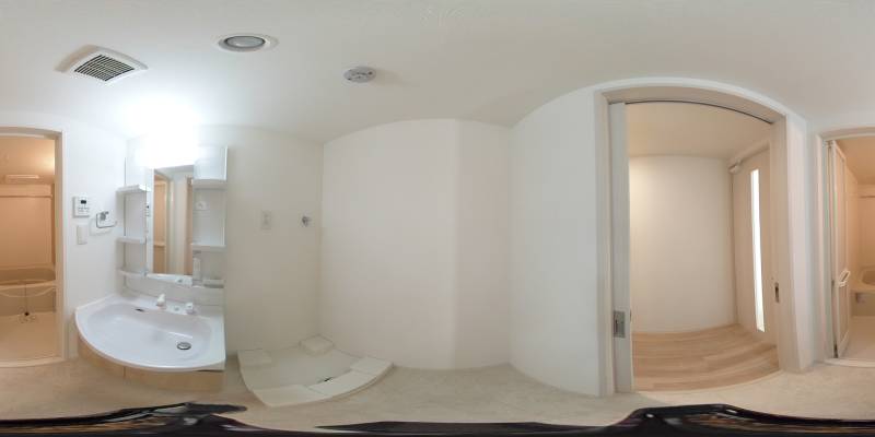 パノラマ画像洗面所