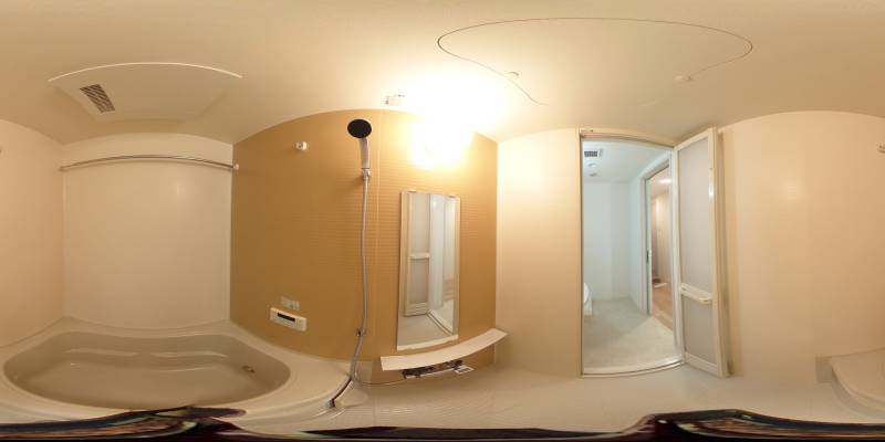 パノラマ画像バスルーム