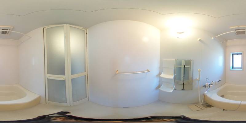 パノラマ画像バスルーム