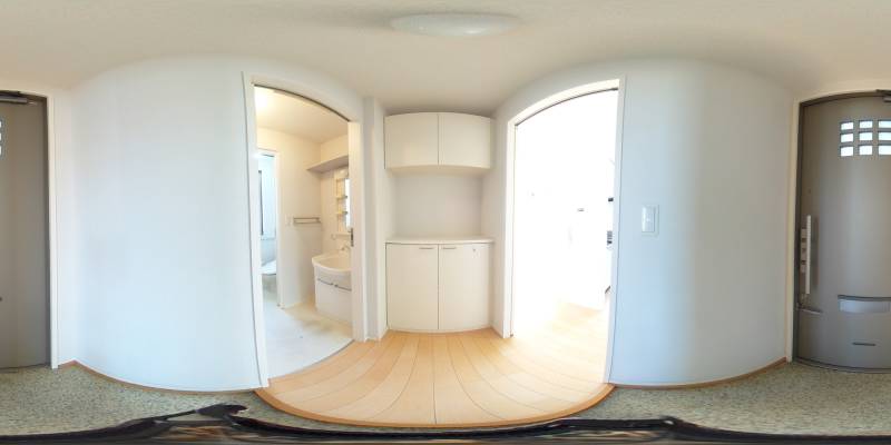 パノラマ画像玄関