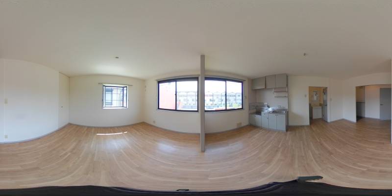 パノラマ画像リビング