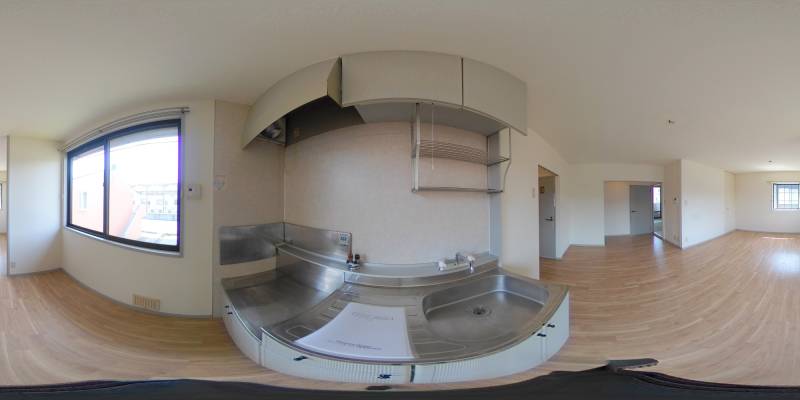 パノラマ画像キッチン