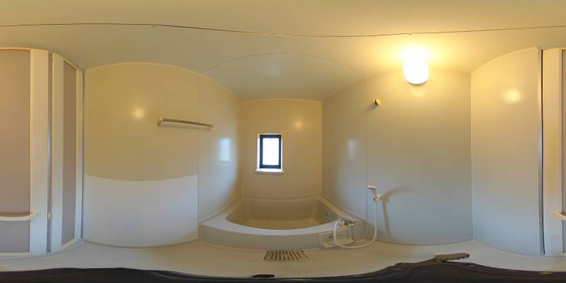 パノラマ画像バスルーム
