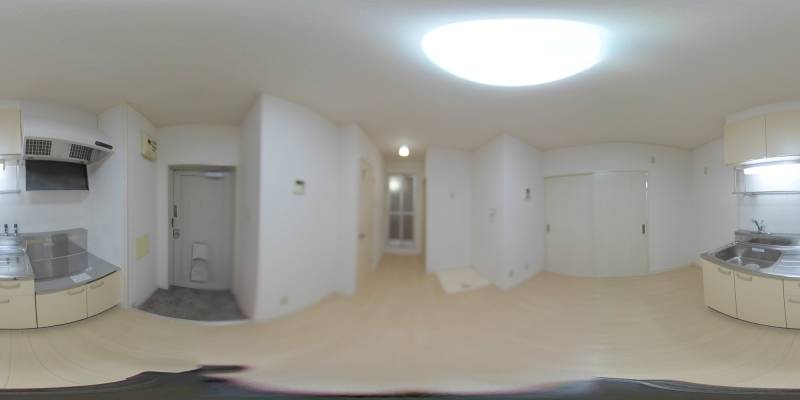 パノラマ画像キッチン