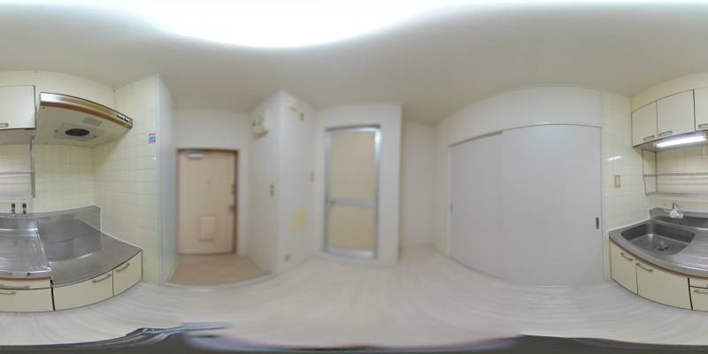 パノラマ画像キッチン