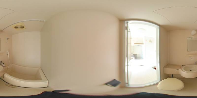 パノラマ画像バスルーム