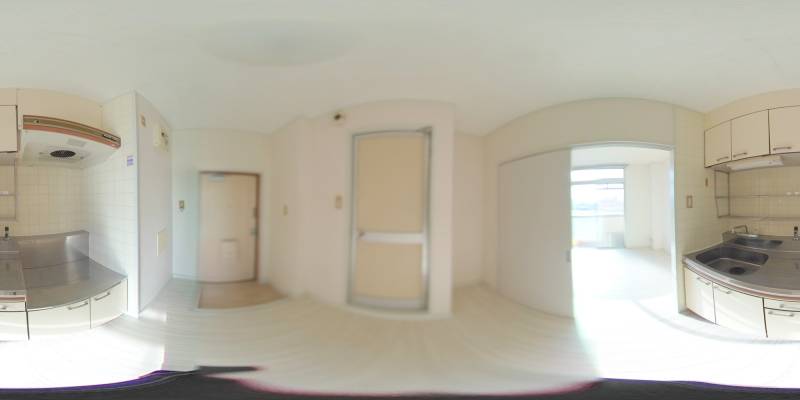 パノラマ画像キッチン