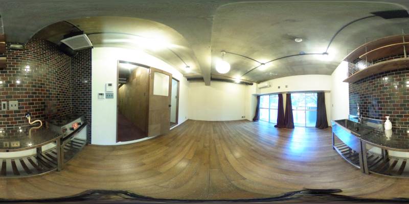 パノラマ画像キッチン