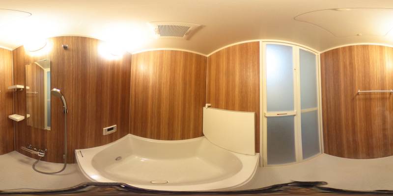 パノラマ画像バスルーム