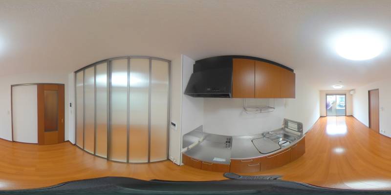 パノラマ画像キッチン