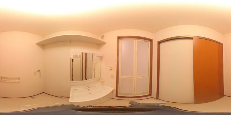 パノラマ画像洗面所