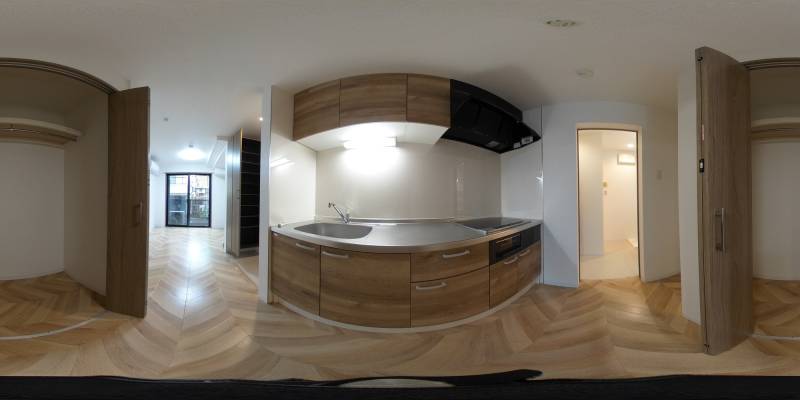 パノラマ画像キッチン