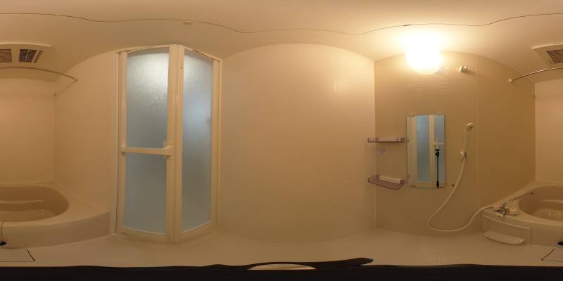 パノラマ画像バスルーム