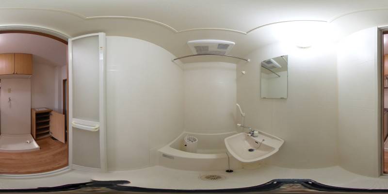 パノラマ画像洗面所