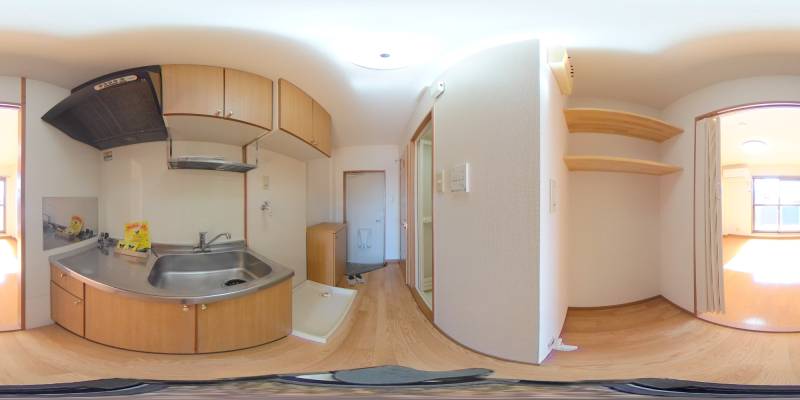 パノラマ画像キッチン