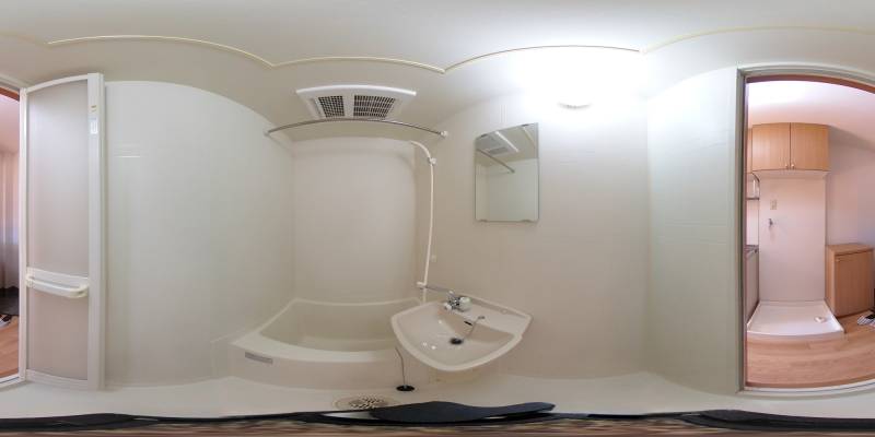 パノラマ画像バスルーム