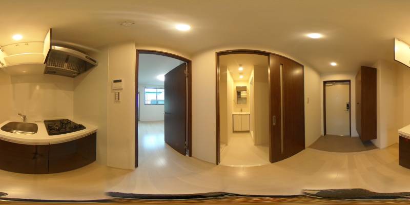 パノラマ画像キッチン