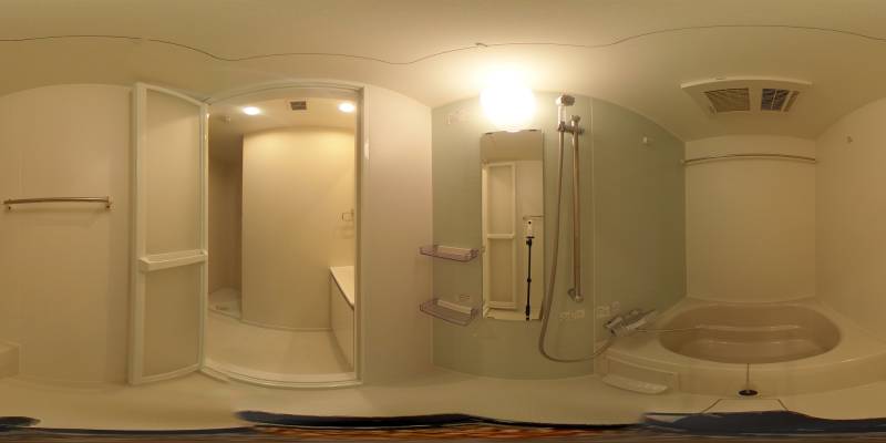 パノラマ画像バスルーム