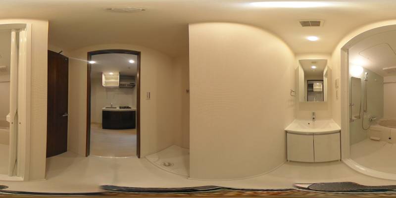 パノラマ画像洗面所