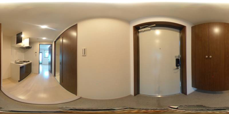 パノラマ画像玄関