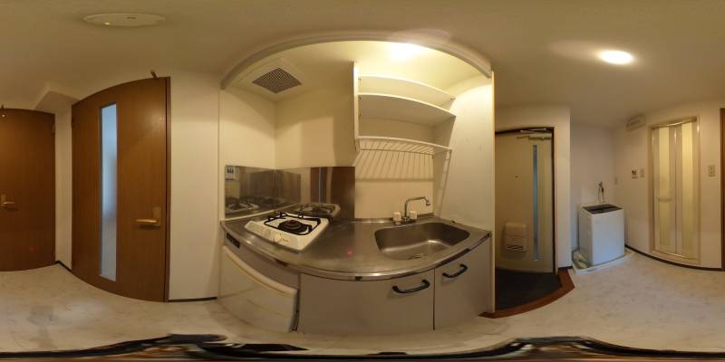 パノラマ画像キッチン