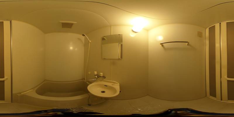 パノラマ画像バスルーム