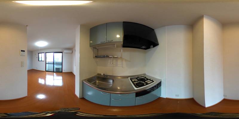 パノラマ画像キッチン