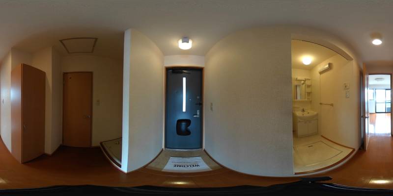 パノラマ画像玄関