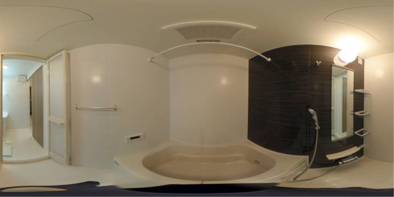 パノラマ画像バスルーム