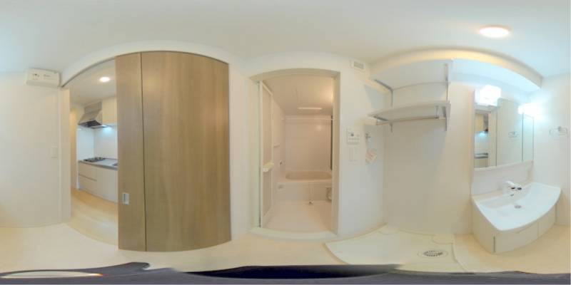 パノラマ画像洗面所