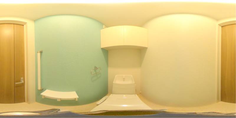 パノラマ画像トイレ