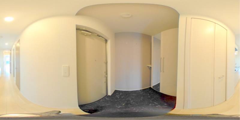 パノラマ画像玄関