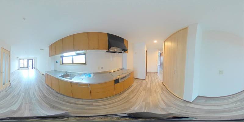 パノラマ画像キッチン