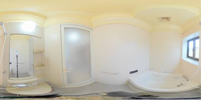 パノラマ画像バスルーム