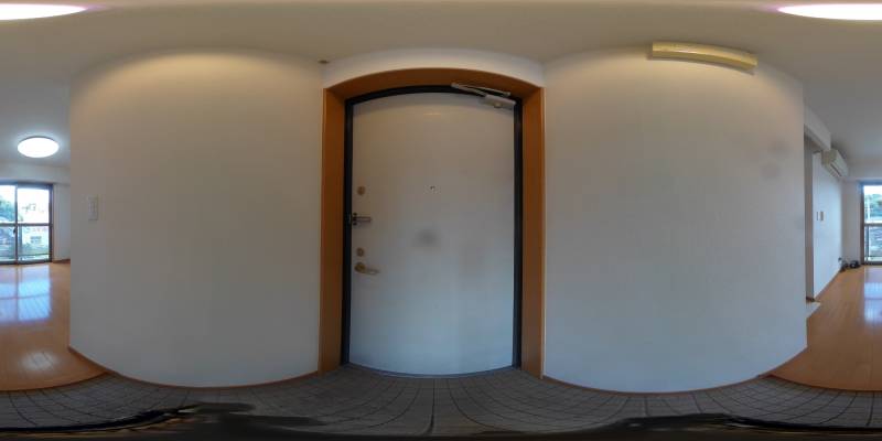 パノラマ画像玄関