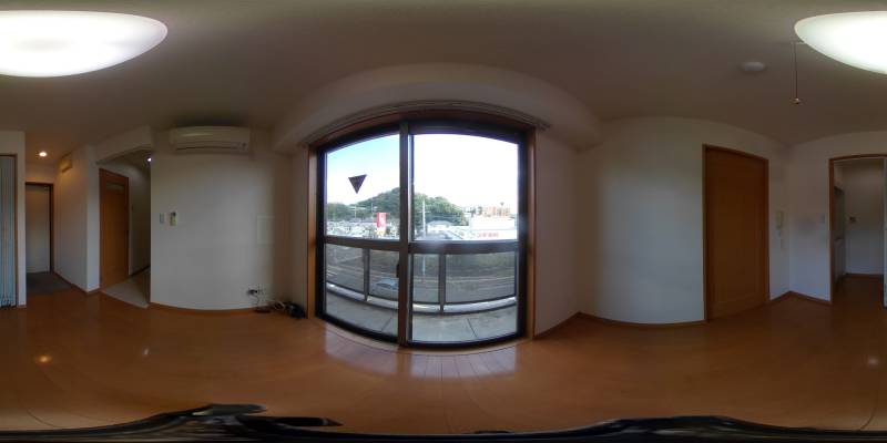 パノラマ画像洋室