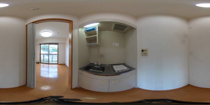 パノラマ画像キッチン