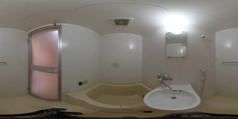 パノラマ画像バスルーム