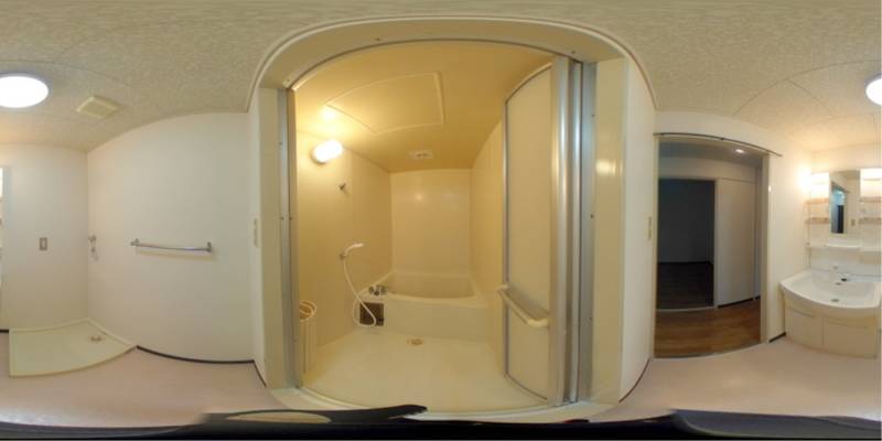 パノラマ画像洗面所