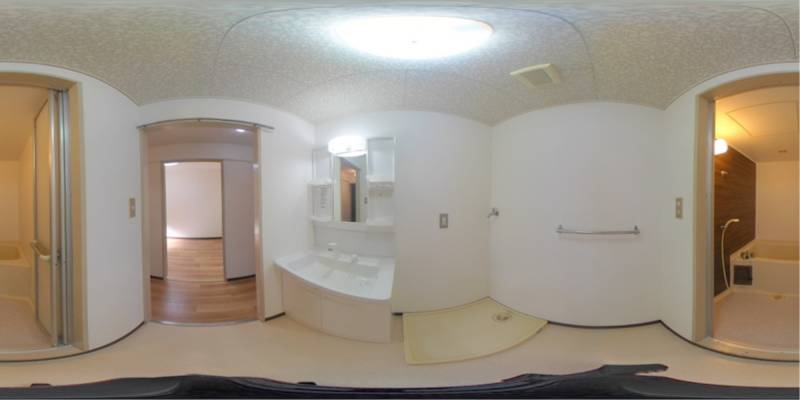 パノラマ画像洗面所