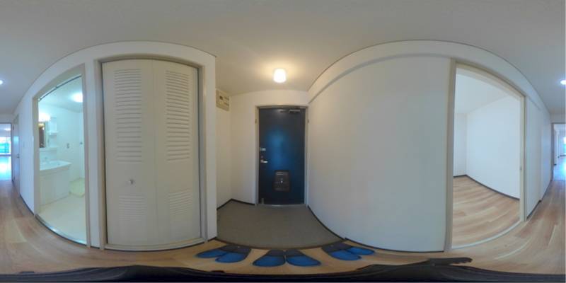 パノラマ画像玄関