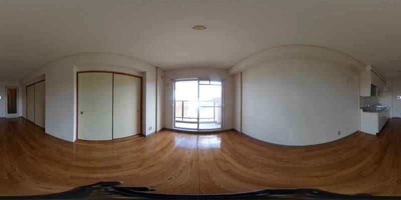 パノラマ画像リビング