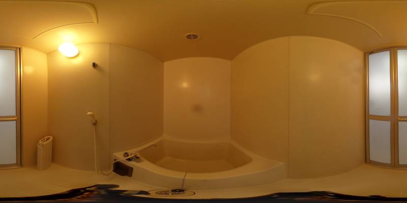 パノラマ画像バスルーム