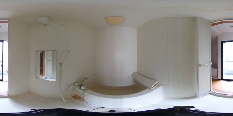 パノラマ画像バスルーム