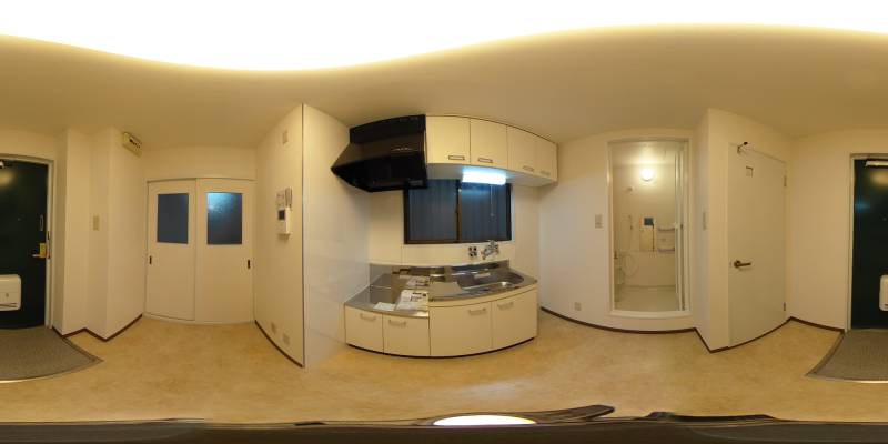 パノラマ画像キッチン