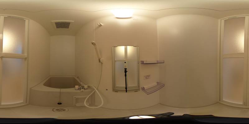 パノラマ画像バスルーム