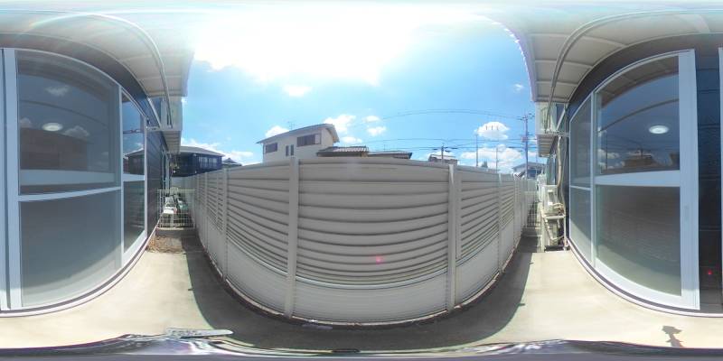 パノラマ画像バルコニー