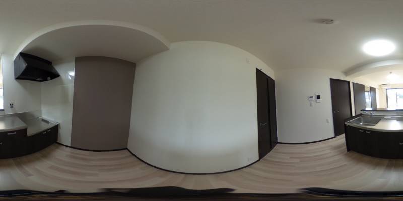 パノラマ画像キッチン