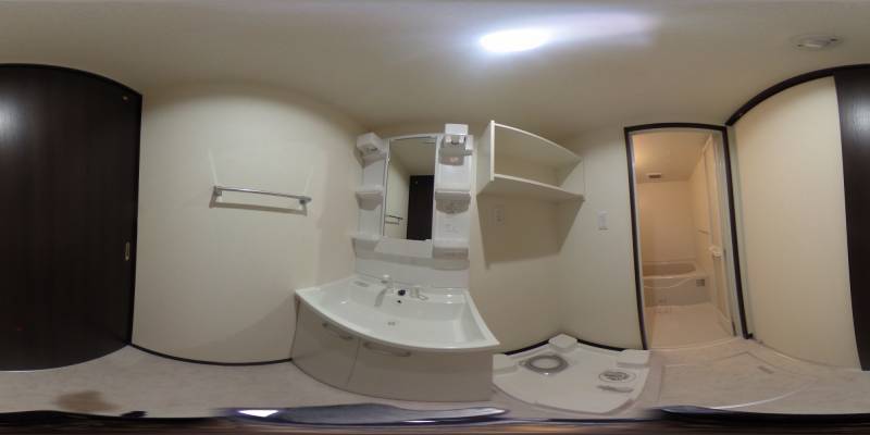 パノラマ画像洗面所