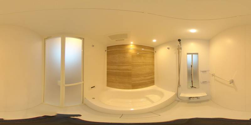 パノラマ画像バスルーム